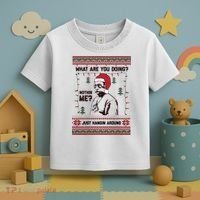 Hanging Around Christmas Sweater Beetlejuice Toddler T-Shirt thumb 3