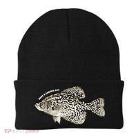 Have A Crappie Day Fishing Cool Gift Beanie thumb 0