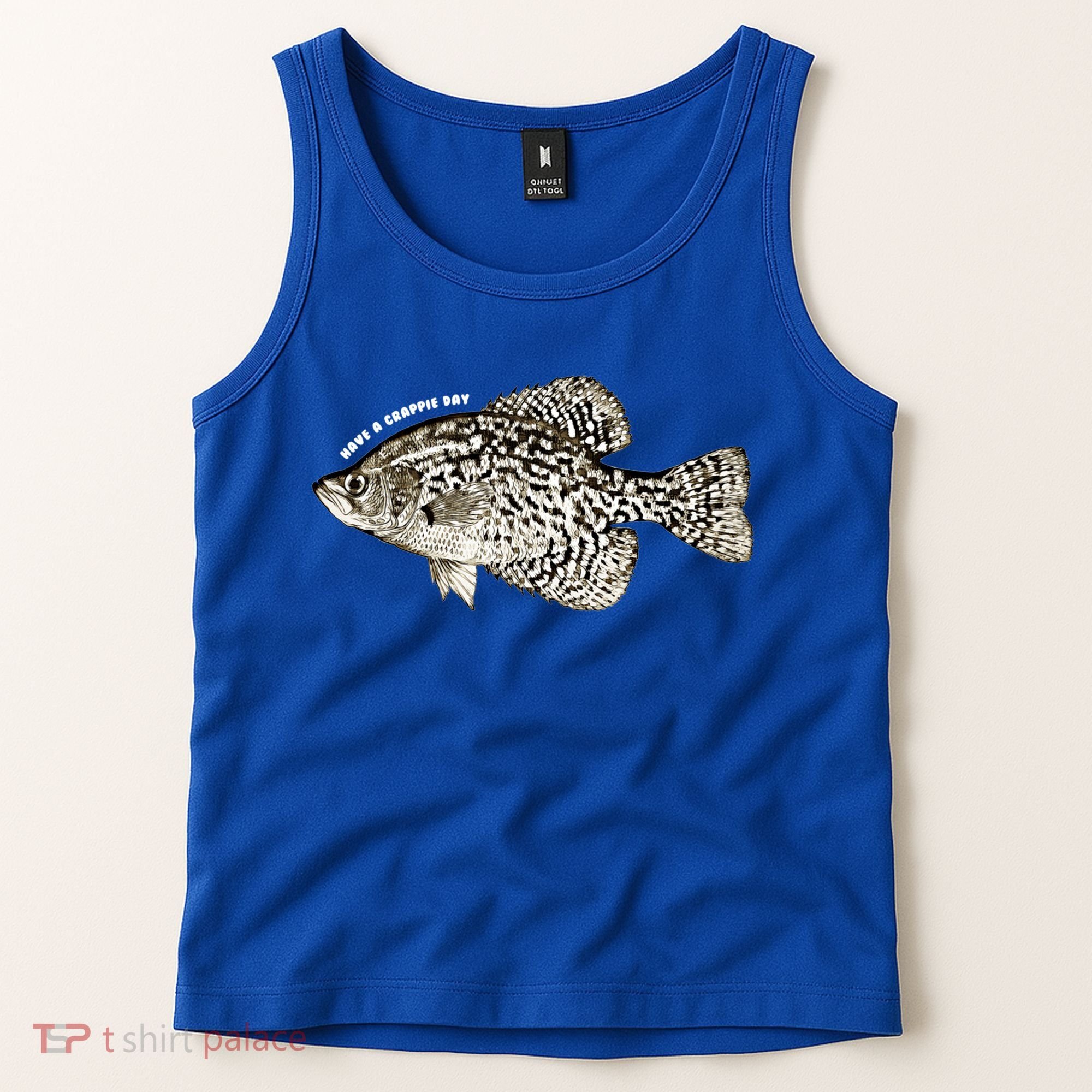 Have A Crappie Day Fishing Cool Gift Tank Top