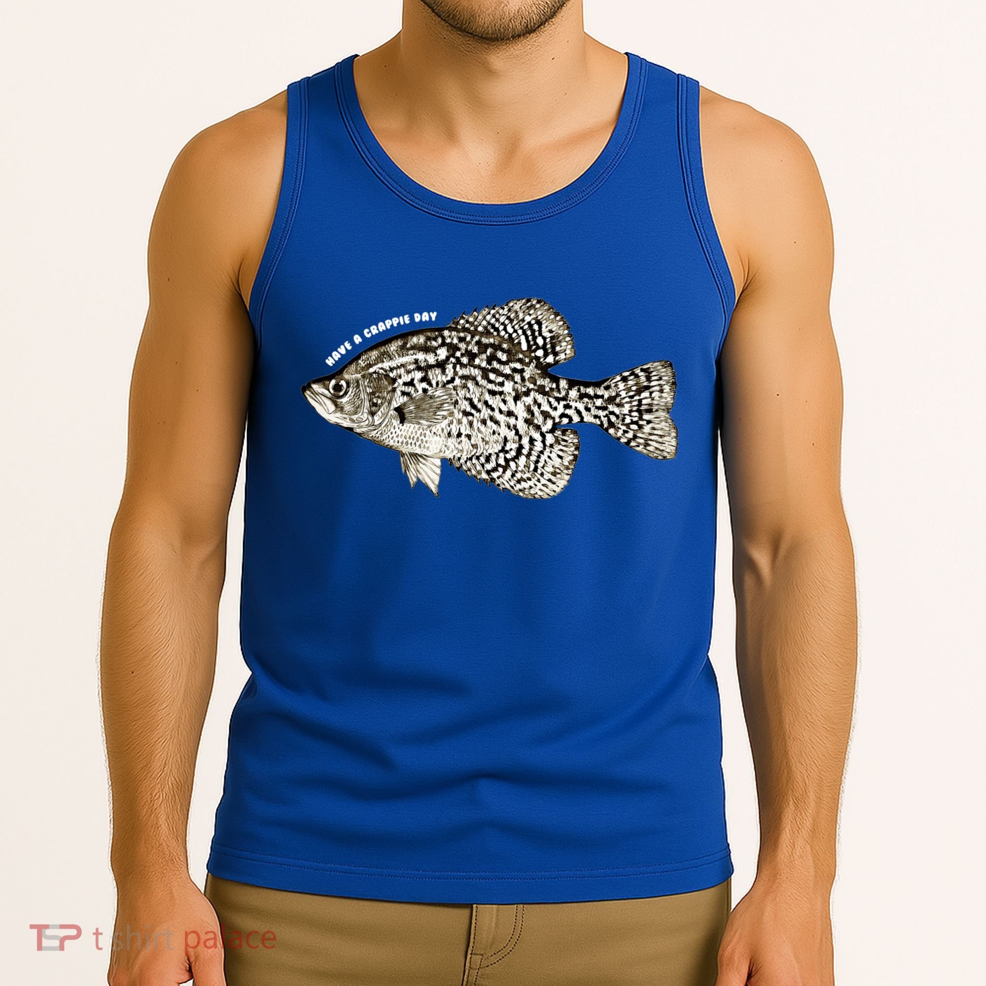 Have A Crappie Day Fishing Cool Gift Tank Top