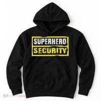 Halloween Adult Costume Superhero Security Dad Mom Hoodie thumb 0