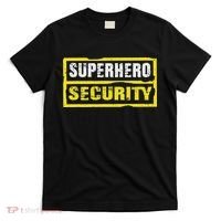 Halloween Adult Costume Superhero Security Dad Mom T-Shirt thumb 0