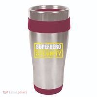Halloween Adult Costume Superhero Security Dad Mom 16oz Travel Tumbler thumb 0