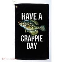 Have A Crappie Day Crappie Fishing Golf Towel thumb 0
