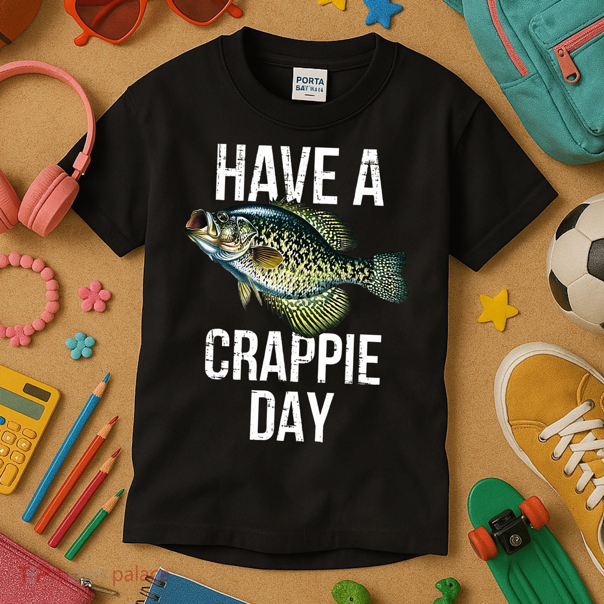 Have A Crappie Day Crappie Fishing Kids T-Shirt