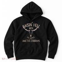 Hippies And Cowboys Western Cowhide Hoodie thumb 0