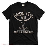 Hippies And Cowboys Western Cowhide T-Shirt thumb 0