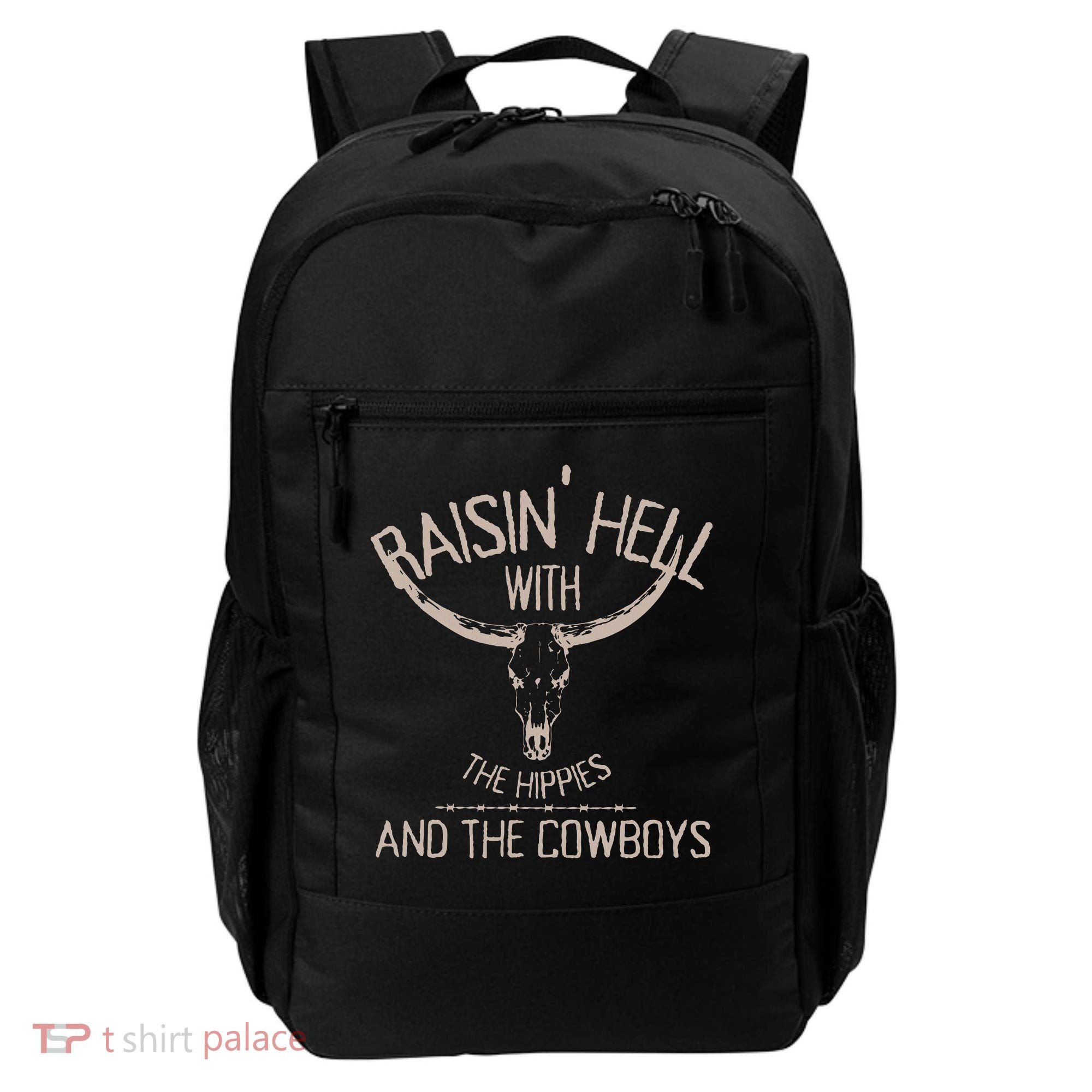 Hippies And Cowboys Western Cowhide Backpack
