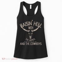 Hippies And Cowboys Western Cowhide Women's Tank Top thumb 0