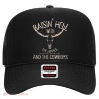 Hippies And Cowboys Western Cowhide Hat thumb 0