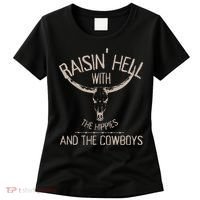 Hippies And Cowboys Western Cowhide Women's T-Shirt thumb 0