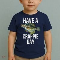 Have A Crappie Day Crappie Fishing Toddler T-Shirt thumb 2