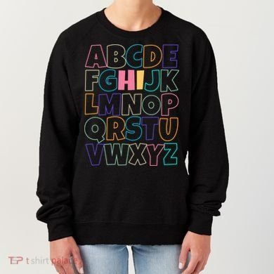 Hi ABC Colorful Alphabet Women's Sweatshirt