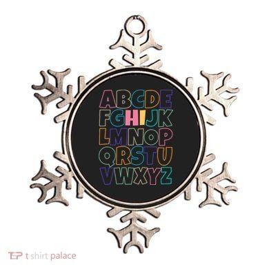 Hi ABC Colorful Alphabet Ornament