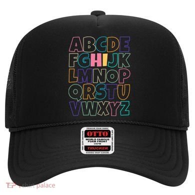 Hi ABC Colorful Alphabet Hat