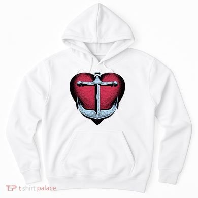 Heart Anchor Cute Gift Hoodie
