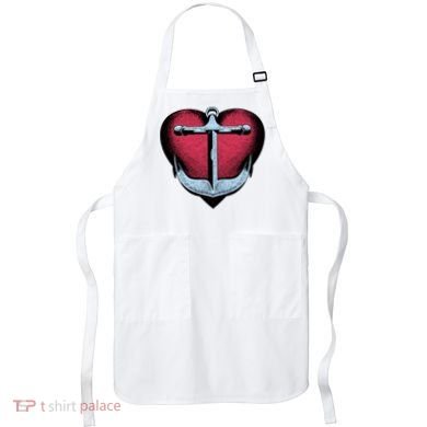 Heart Anchor Cute Gift Apron
