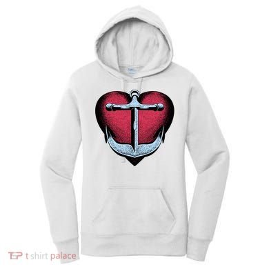 Heart Anchor Cute Gift Women's Hoodie