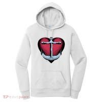 Heart Anchor Cute Gift Women's Hoodie thumb 0