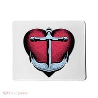 Heart Anchor Cute Gift Mousepad thumb 0