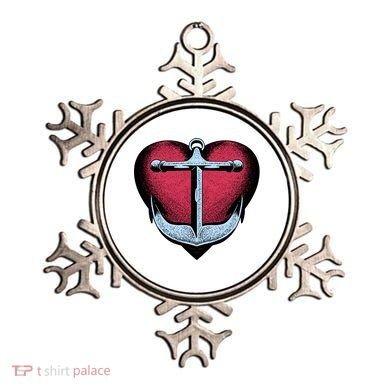Heart Anchor Cute Gift Ornament