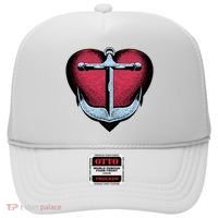 Heart Anchor Cute Gift Hat thumb 0