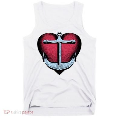 Heart Anchor Cute Gift Tank Top