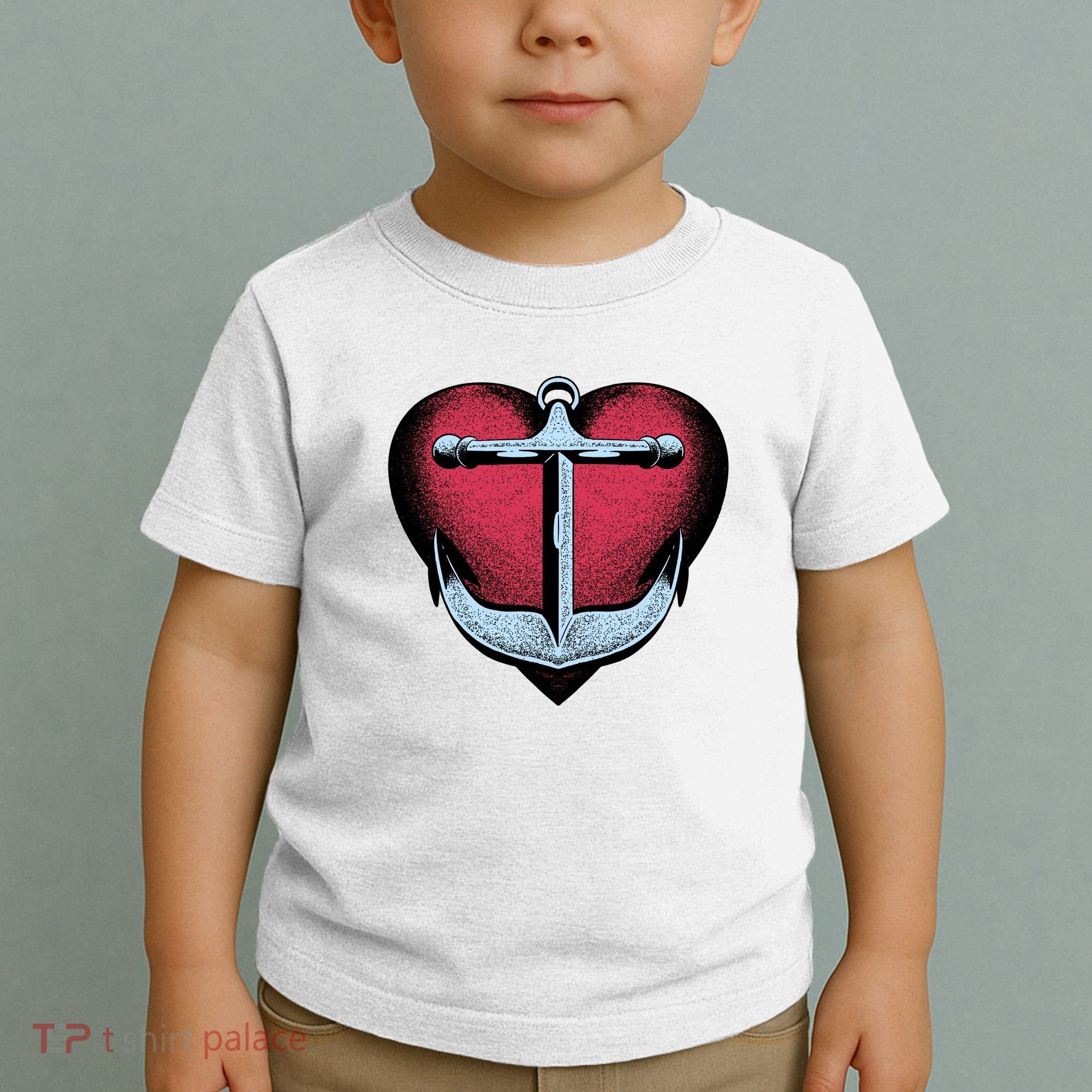 Heart Anchor Cute Gift Toddler T-Shirt