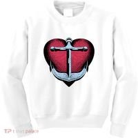 Heart Anchor Cute Gift Kids Sweatshirt thumb 0