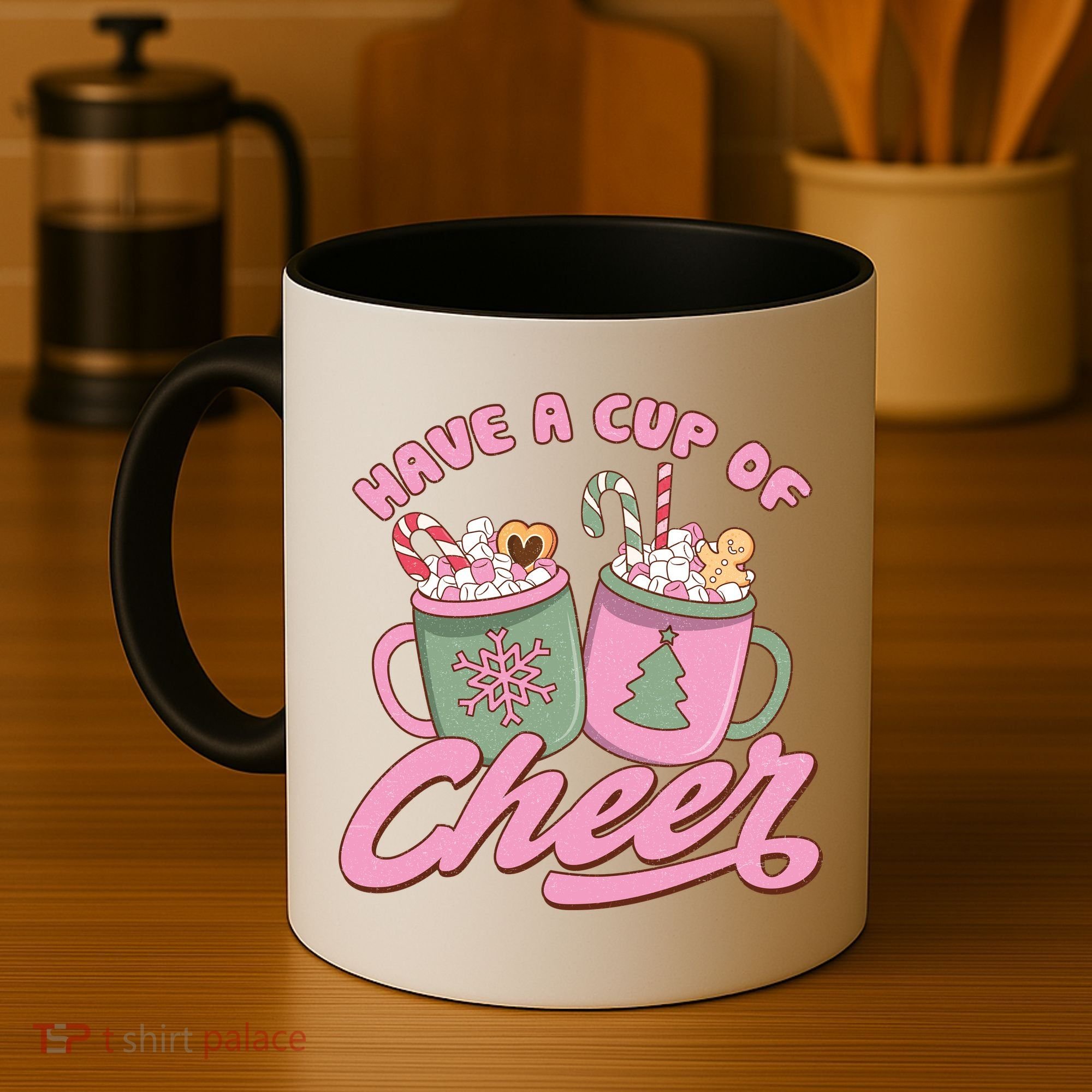 Have A Cup Of Cheer Cute Christmas Holiday Coffee Mug
