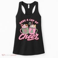 Have A Cup Of Cheer Cute Christmas Holiday Women's Tank Top thumb 0