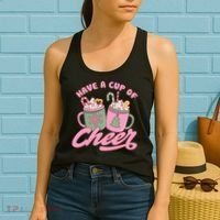 Have A Cup Of Cheer Cute Christmas Holiday Women's Tank Top thumb 2
