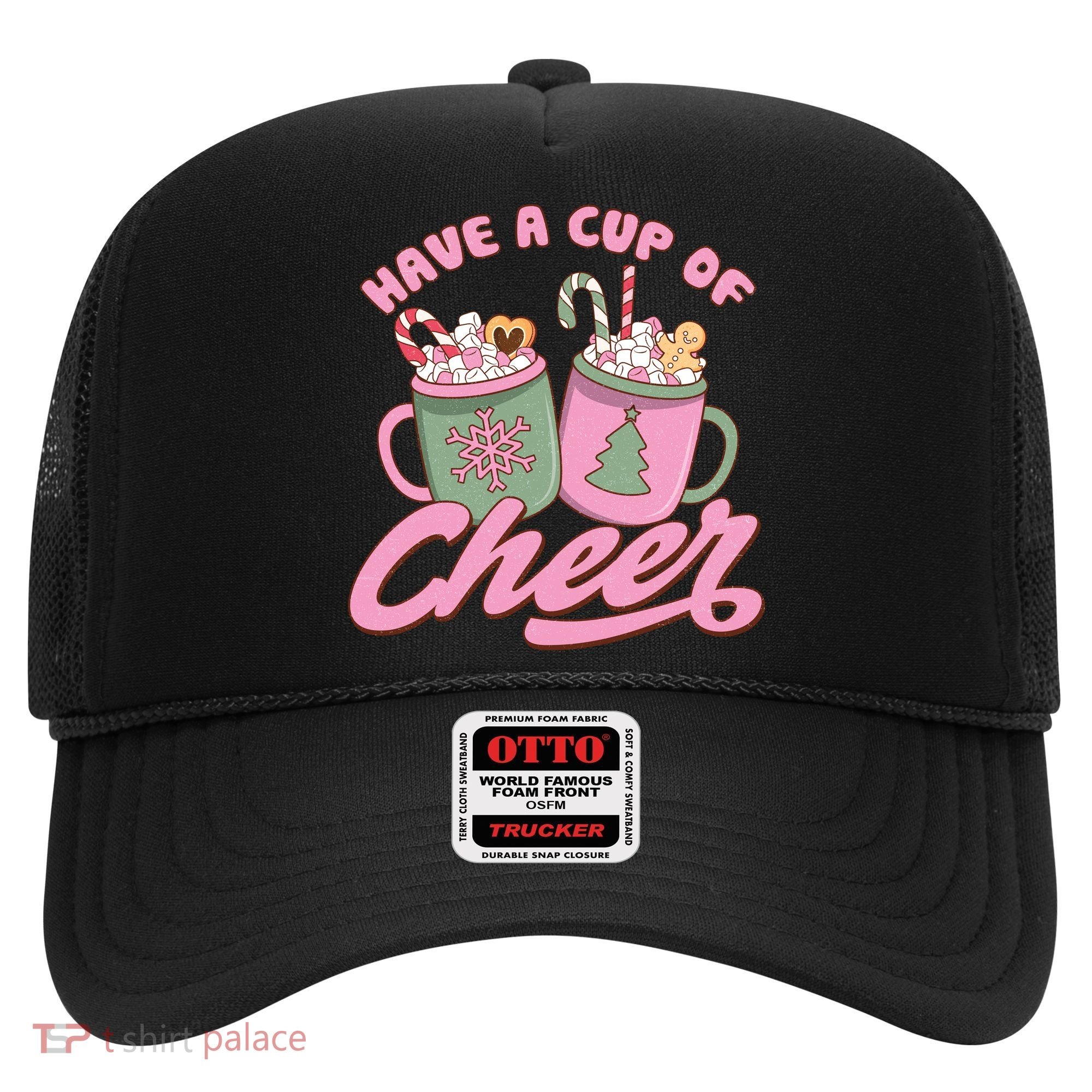 Have A Cup Of Cheer Cute Christmas Holiday Hat