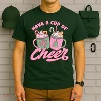 Have A Cup Of Cheer Cute Christmas Holiday T-Shirt thumb 6