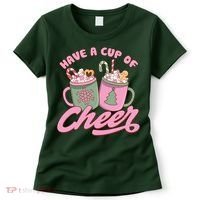 Have A Cup Of Cheer Cute Christmas Holiday Women's T-Shirt thumb 0