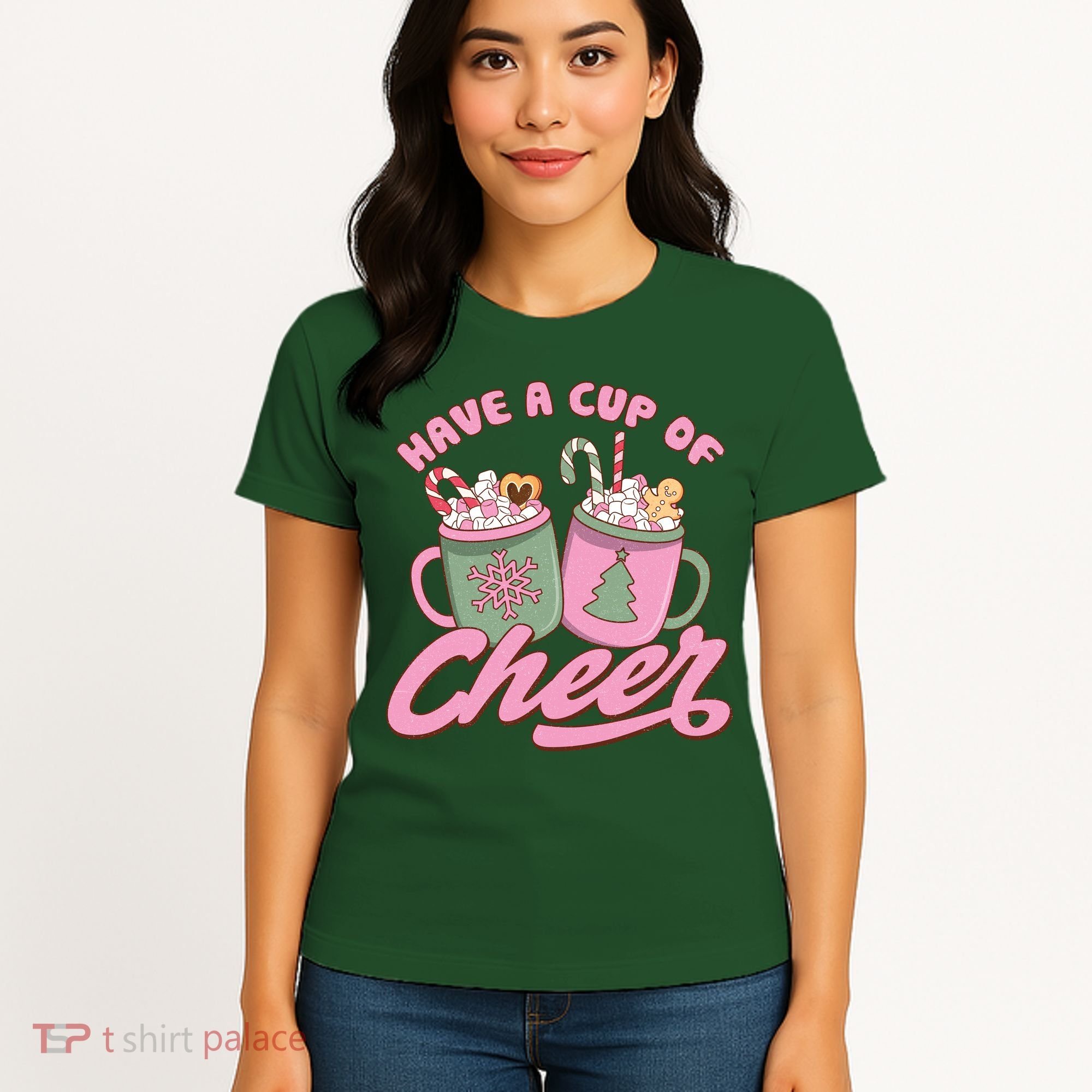 Have A Cup Of Cheer Cute Christmas Holiday Women's T-Shirt