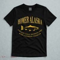 Homer Alaska Drinking Town With A Fishing Problem T-Shirt thumb 5
