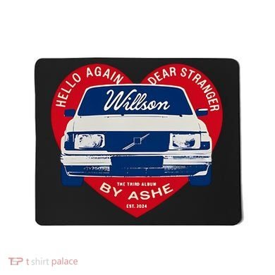 Hello Again Dear Stranger Willson Car By Ashe Mousepad