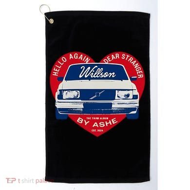 Hello Again Dear Stranger Willson Car By Ashe Golf Towel