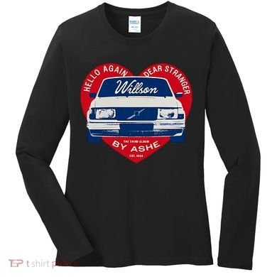 Hello Again Dear Stranger Willson Car By Ashe Women's Long Sleeve Shirt