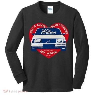 Hello Again Dear Stranger Willson Car By Ashe Kids Long Sleeve Shirt