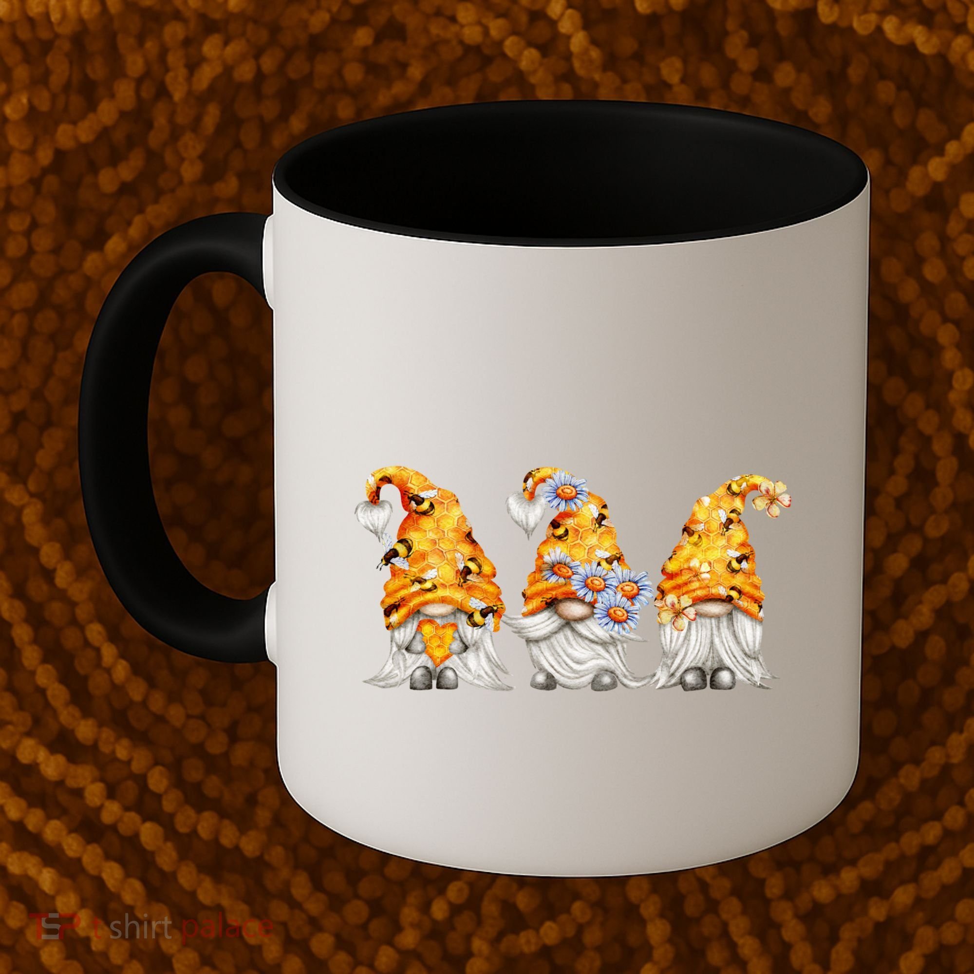 Honeybee And Daisy Bumblebee Bee Gnome Gift Coffee Mug
