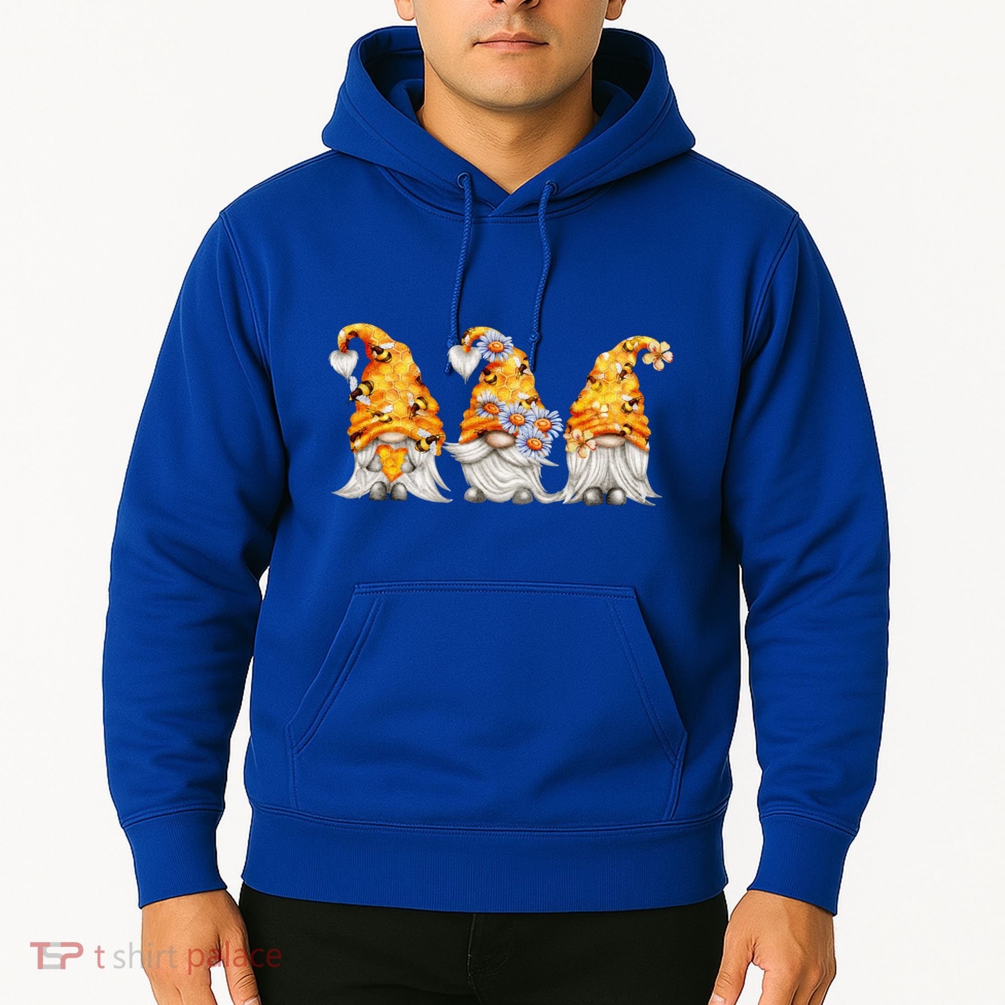 Honeybee And Daisy Bumblebee Bee Gnome Gift Hoodie