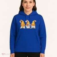 Honeybee And Daisy Bumblebee Bee Gnome Gift Hoodie thumb 5
