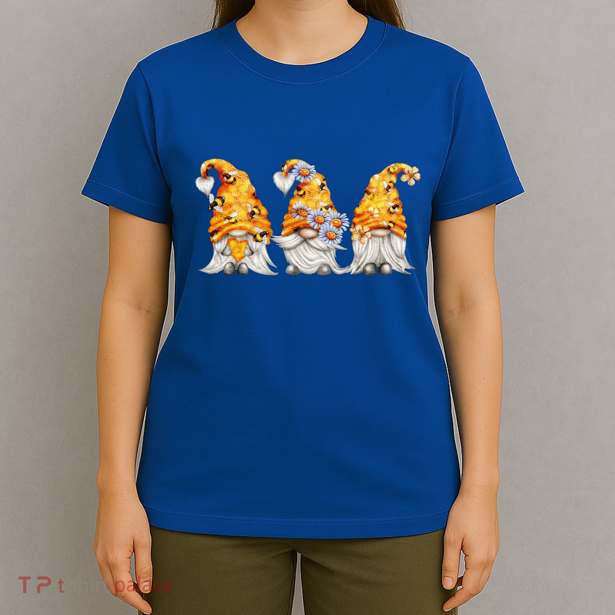 Honeybee And Daisy Bumblebee Bee Gnome Gift T-Shirt