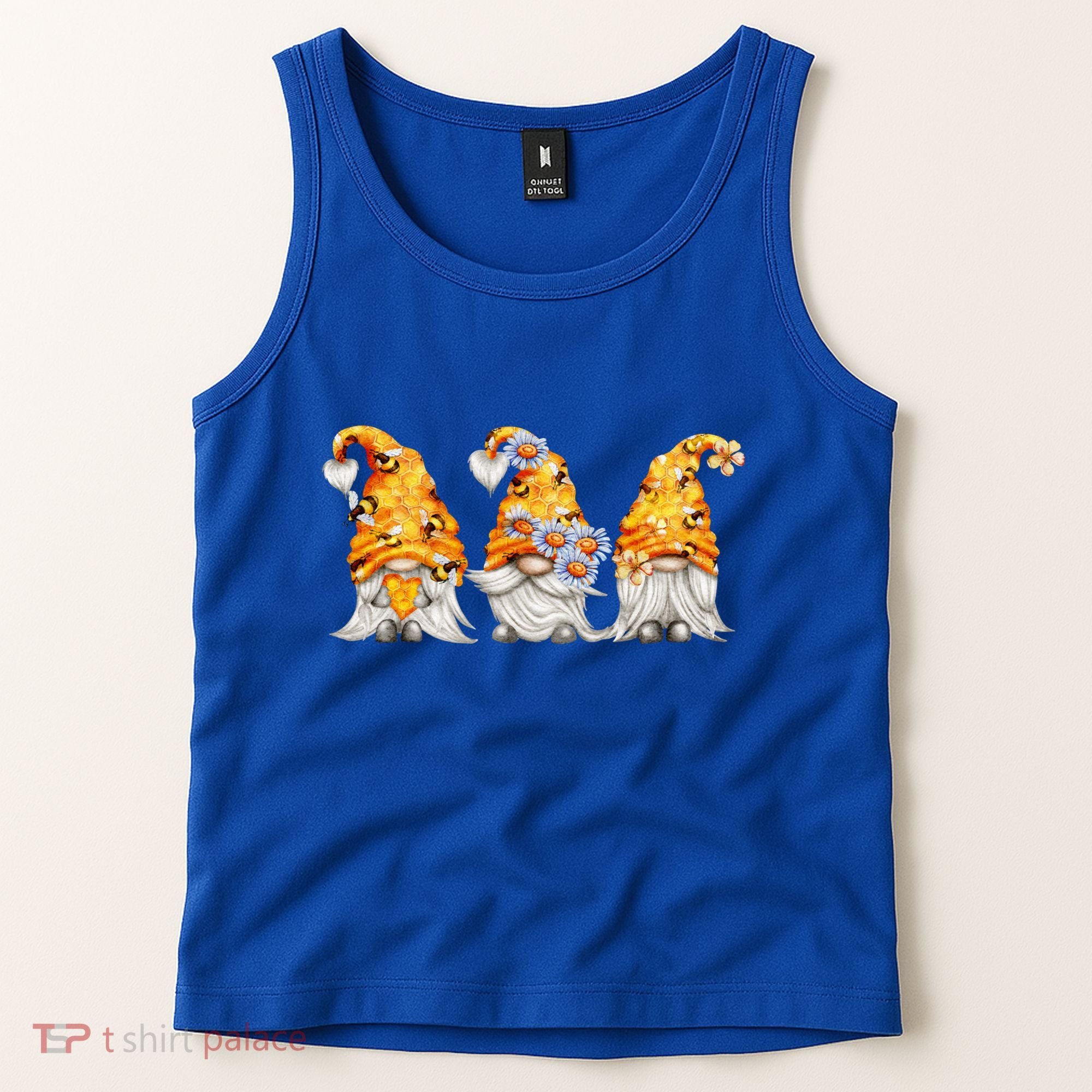Honeybee And Daisy Bumblebee Bee Gnome Gift Tank Top