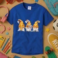 Honeybee And Daisy Bumblebee Bee Gnome Gift Kids T-Shirt thumb 3