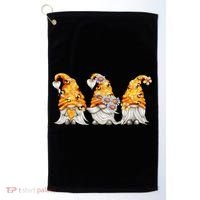 Honeybee And Daisy Bumblebee Bee Gnome Gift Golf Towel thumb 0