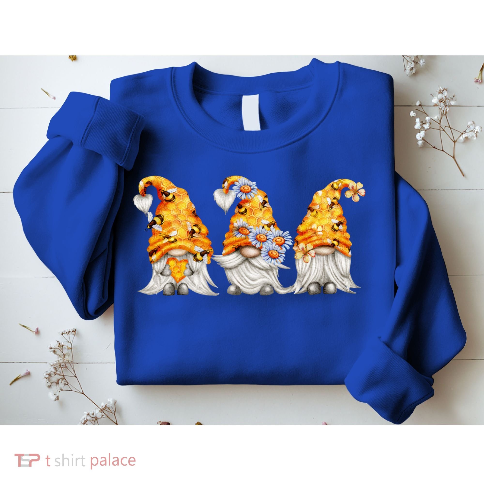 Honeybee And Daisy Bumblebee Bee Gnome Gift Sweatshirt