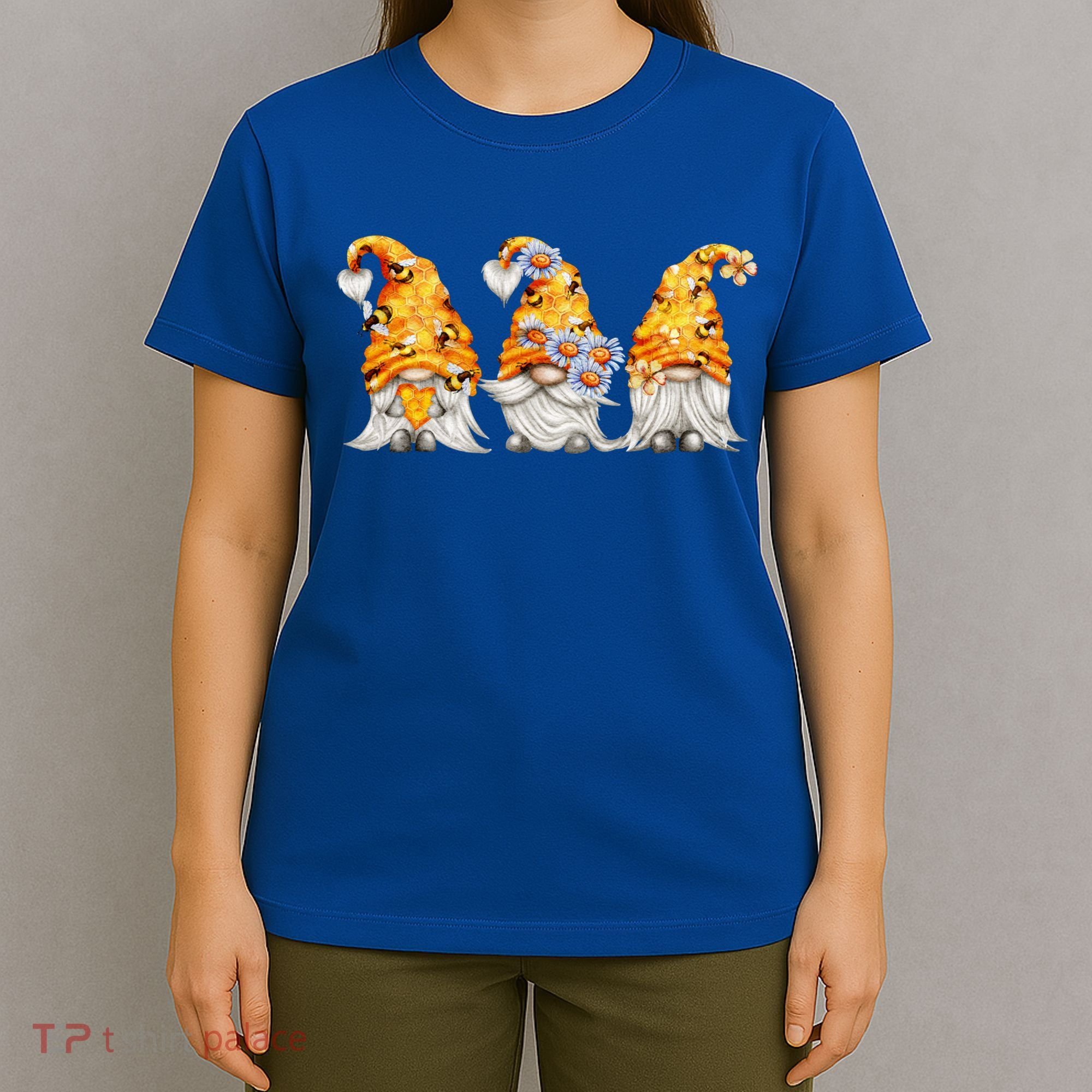 Honeybee And Daisy Bumblebee Bee Gnome Gift T-Shirt